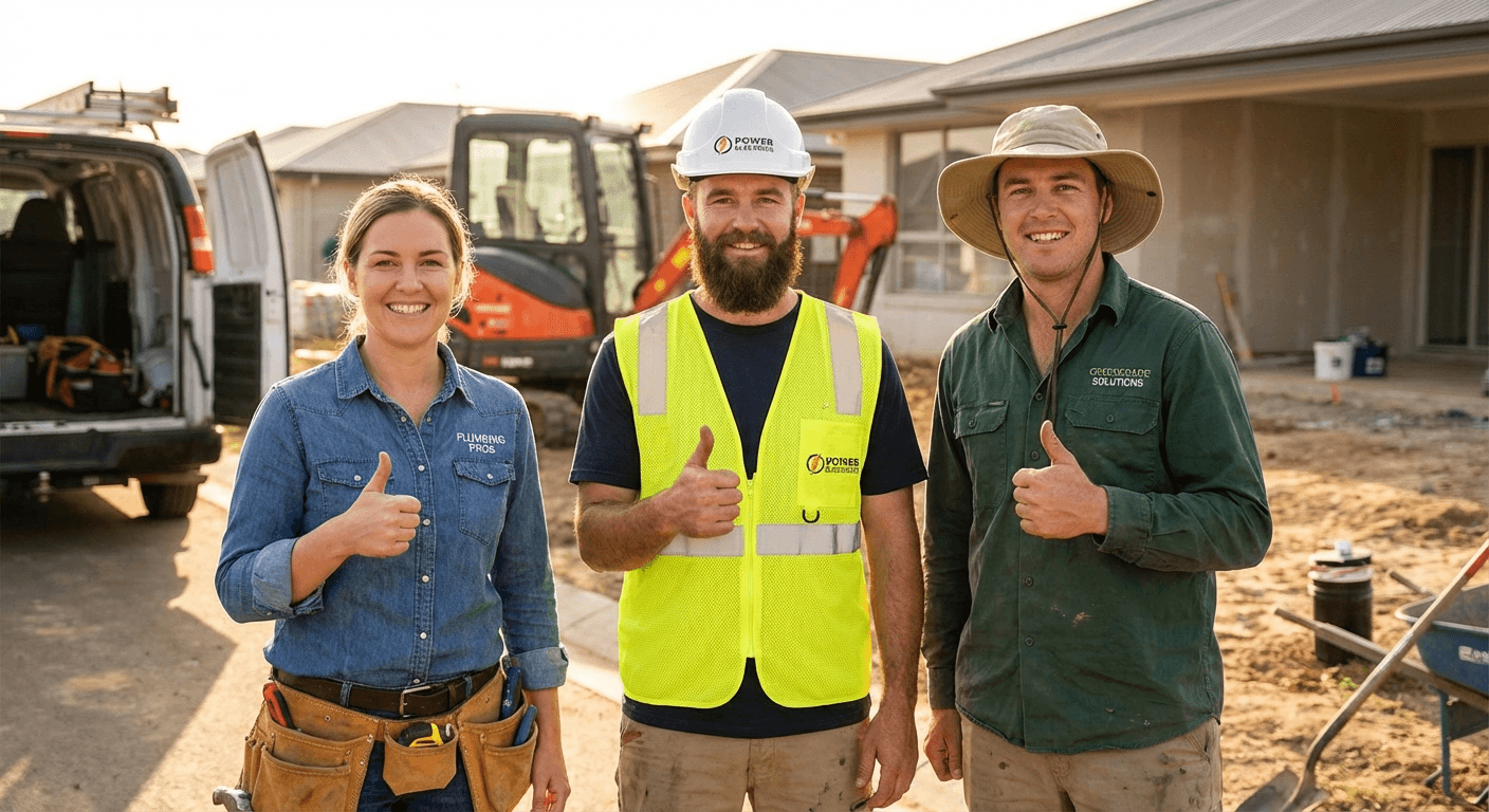 Happy contractors using AI